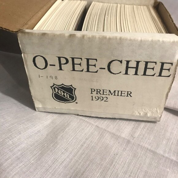 1992 O-Pee-Chee Premier Hockey Complete Factory Set 1-198 cards - Picture 2 of 5